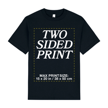 Sample Two Sided Print: American Apparel T-Shirt | 1301