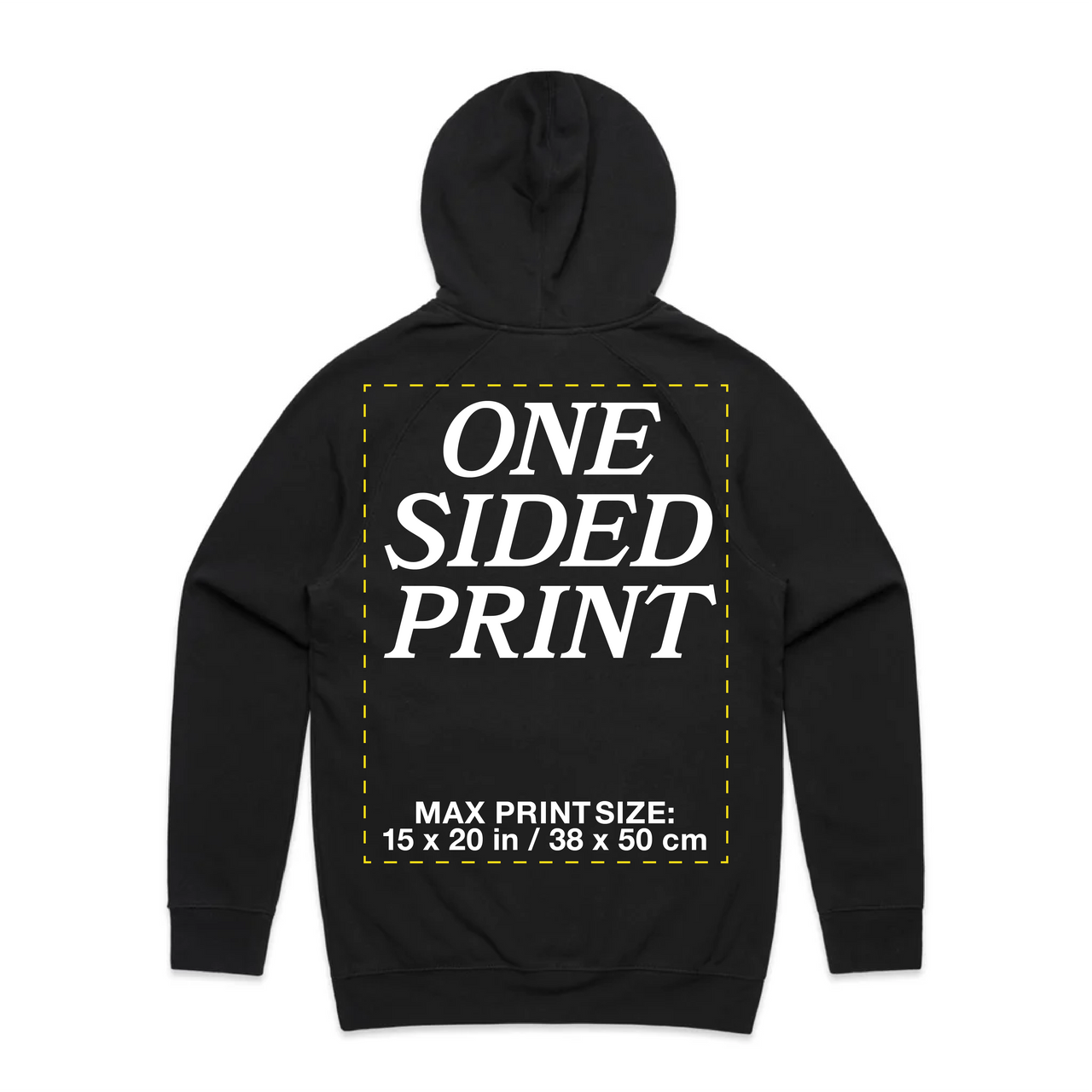 Sample One Sided Print: AS Stencil Hood | 5102