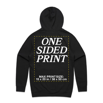 Sample Two Sided Print: AS Stencil Hood | 5102