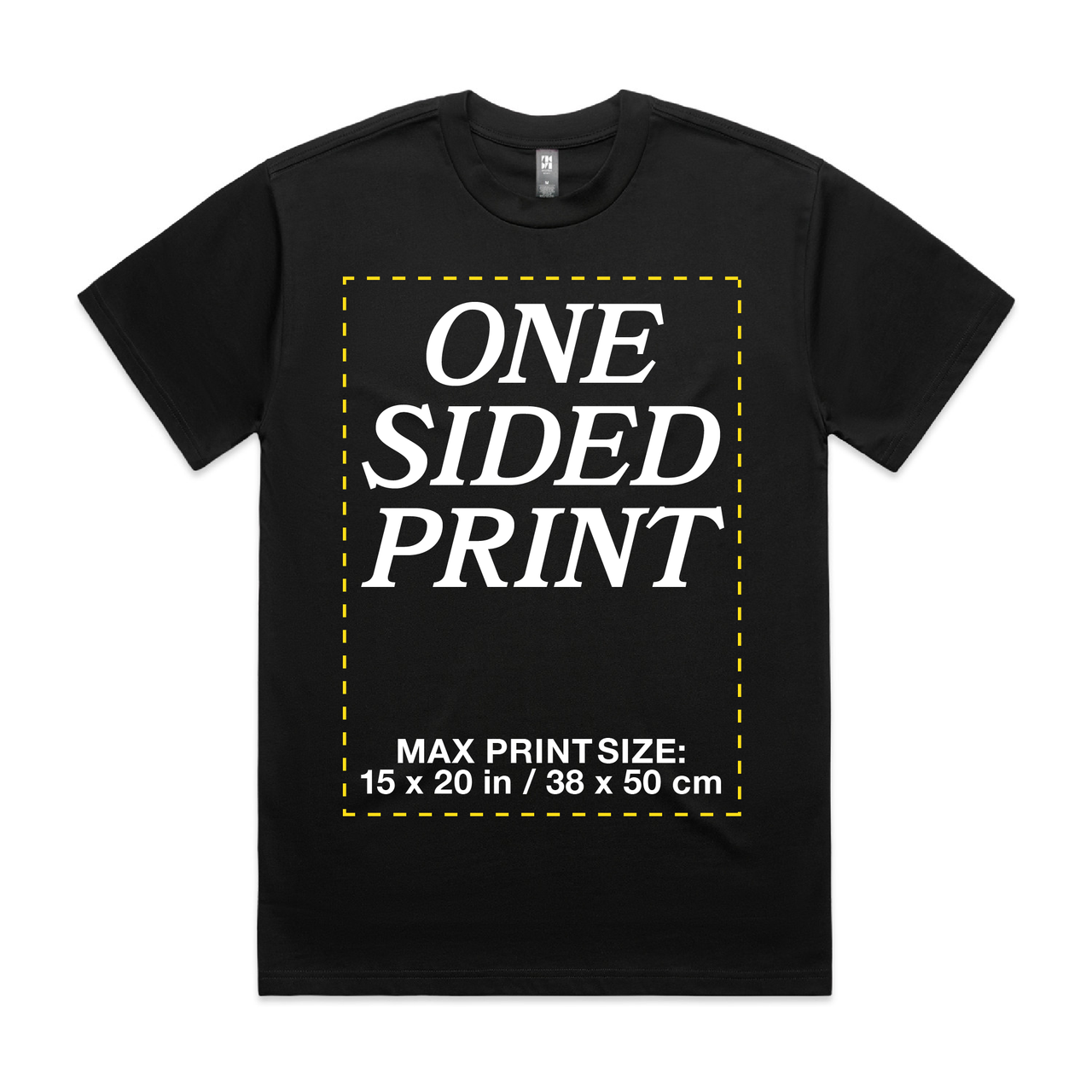 Sample One Sided Print: AS Heavy Tee | 5080