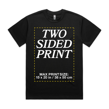 Sample Two Sided Print: AS Heavy Tee | 5080