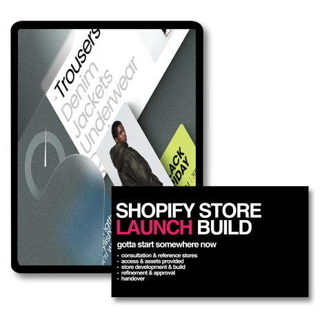 Shopify Bundle:  E-Commerce Launch