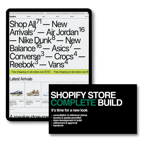 Shopify Build: Complete