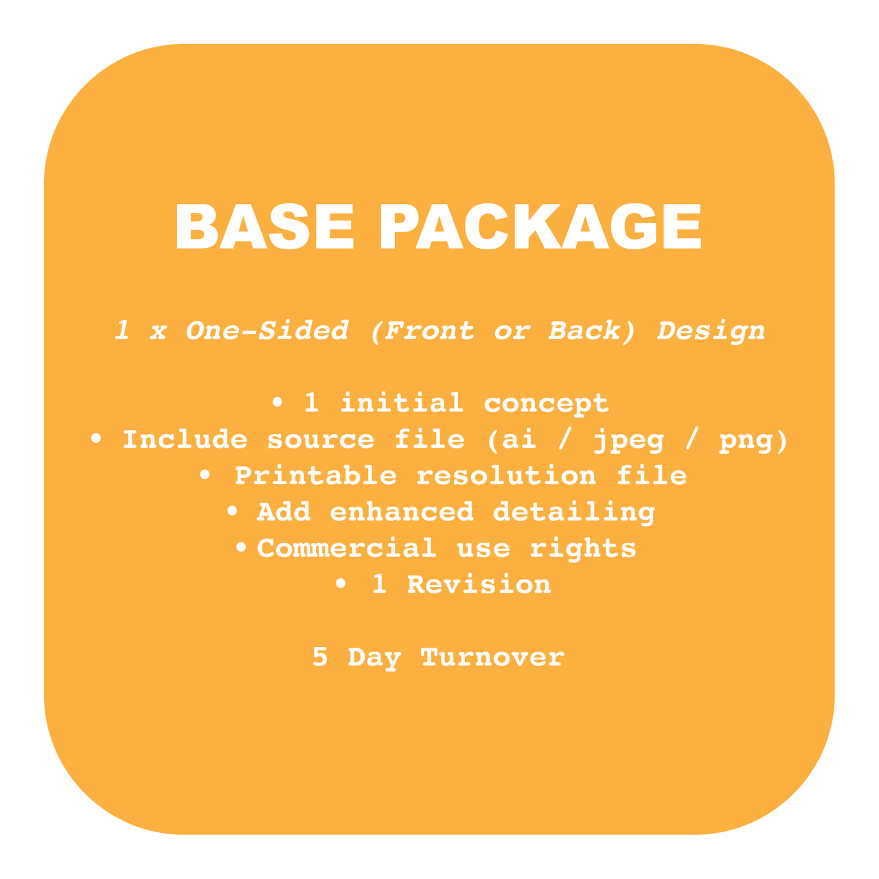 Print Design Package: Base